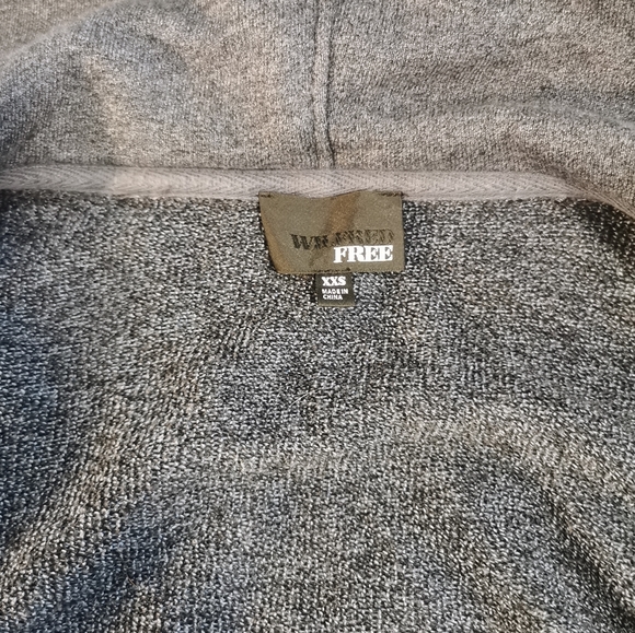 Aritzia Faux Leather Blue Sweater - Picture 3 of 3